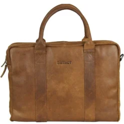 Hot DSTRCT Limited Double Zip 15'' Laptoptas cognac