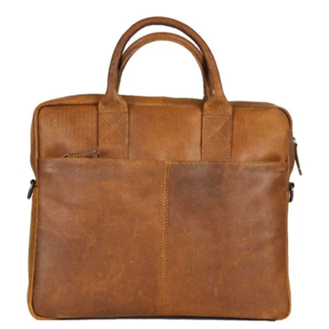 Discount DSTRCT Limited Single Zip 14'' Laptoptas cognac