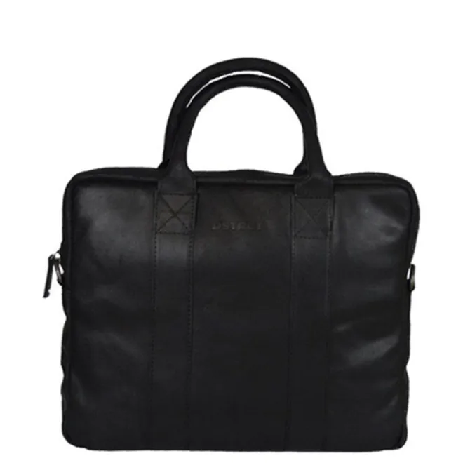 Clearance DSTRCT Limited Single Zip 14'' Laptoptas zwart