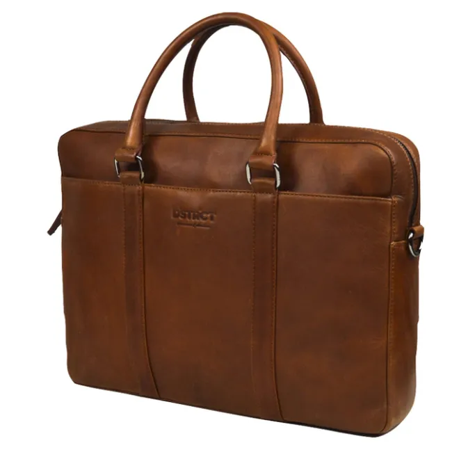 Online DSTRCT Premium Collection Laptopbag 15,6" cognac
