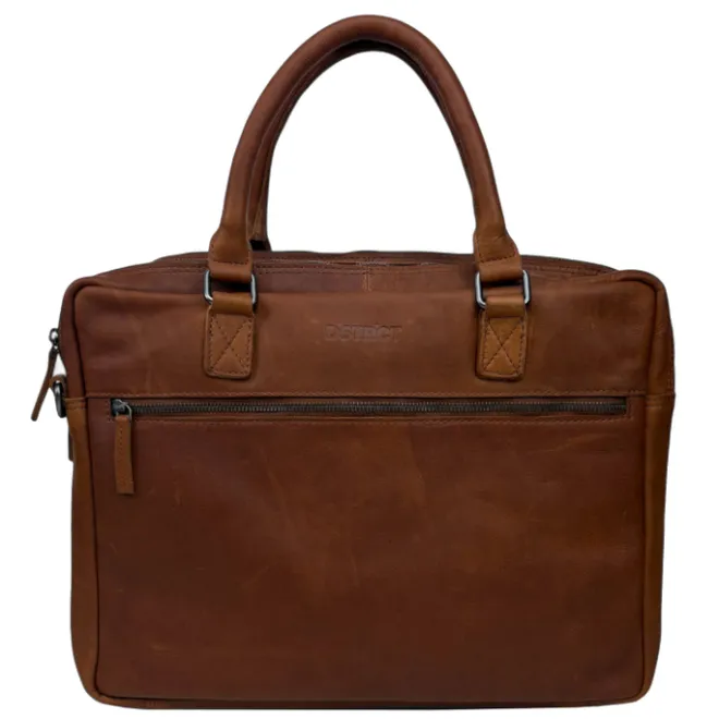 Discount DSTRCT Preston Park Laptop Workingbag 15.6" cognac
