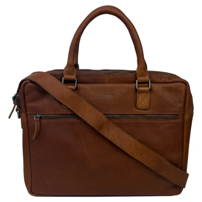 Discount DSTRCT Preston Park Laptop Workingbag 15.6" cognac