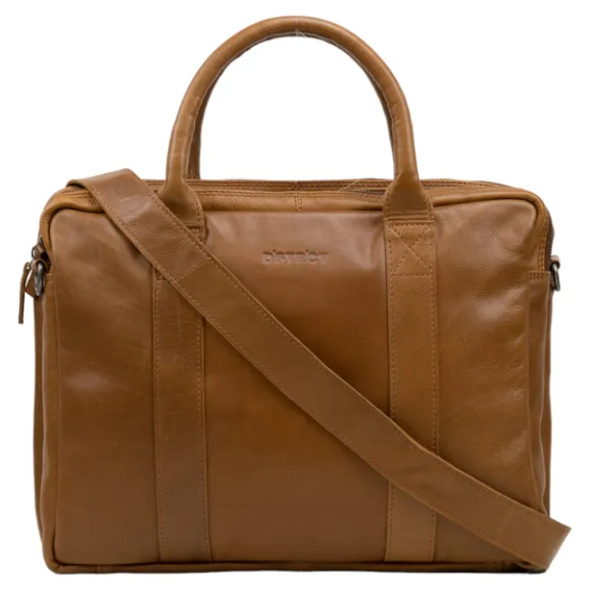 Best DSTRCT State Street Workingbag 15.6" cognac
