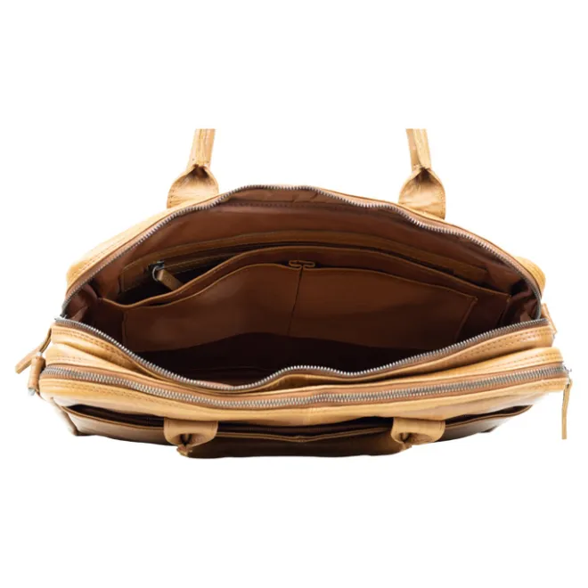 Discount DSTRCT State Street Workingbag 15.6" cognac