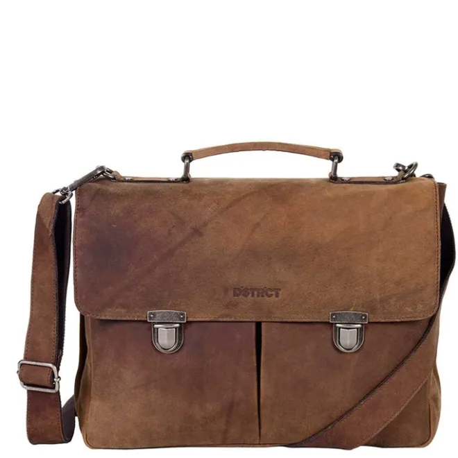 New DSTRCT Wall Street Workingbag 15" brown