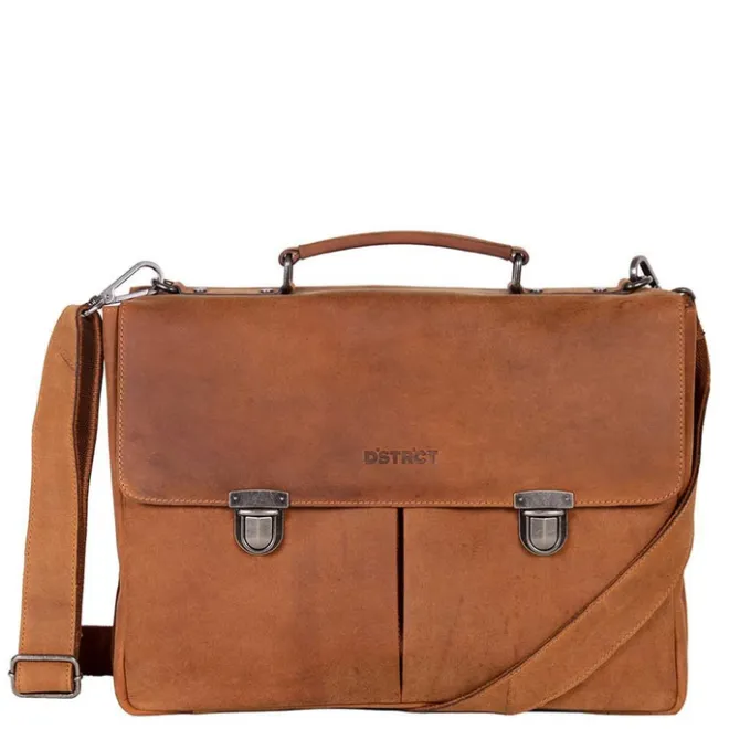 New DSTRCT Wall Street Workingbag 15" cognac