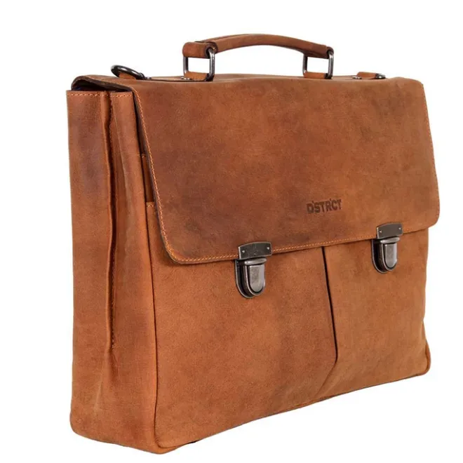 New DSTRCT Wall Street Workingbag 15" cognac