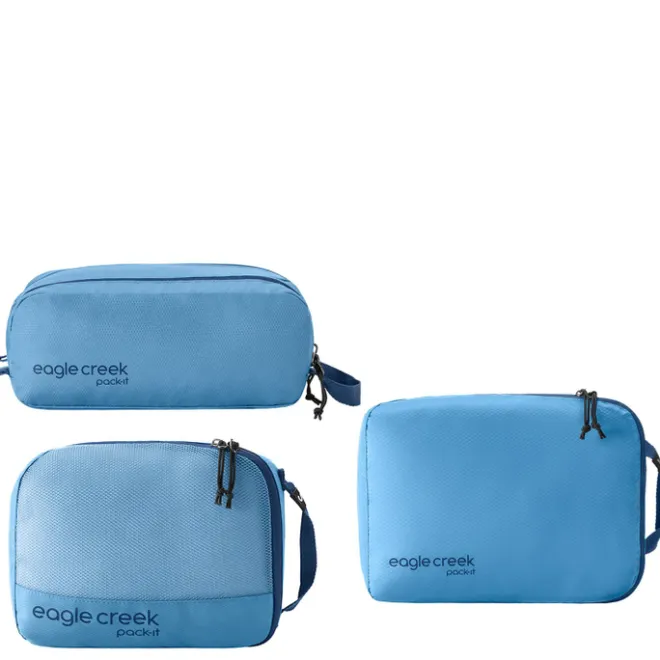 Clearance Eagle Creek Pack-It Overnight Set blue dawn