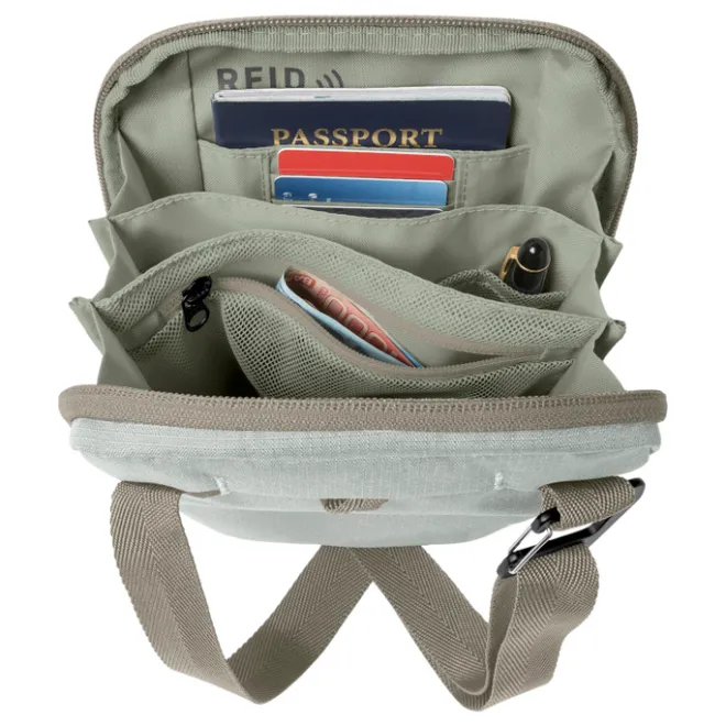 New Eagle Creek Stash RFID Crossbody Bag storm grey