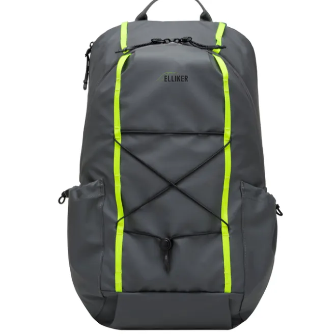 New Elliker Keswick Zip Top Backpack 22L greyneon