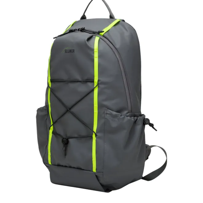 New Elliker Keswick Zip Top Backpack 22L greyneon