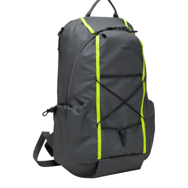 New Elliker Keswick Zip Top Backpack 22L greyneon
