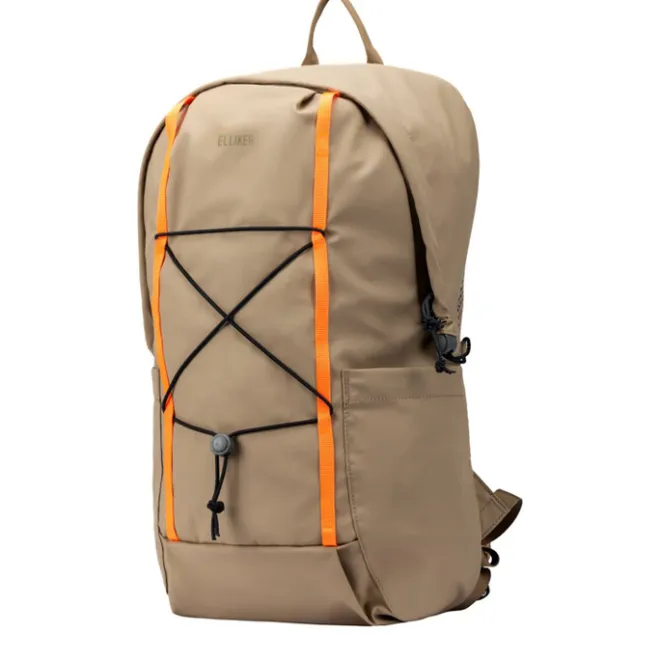 New Elliker Kiln Hooded Zip Top Backpack 22L sand