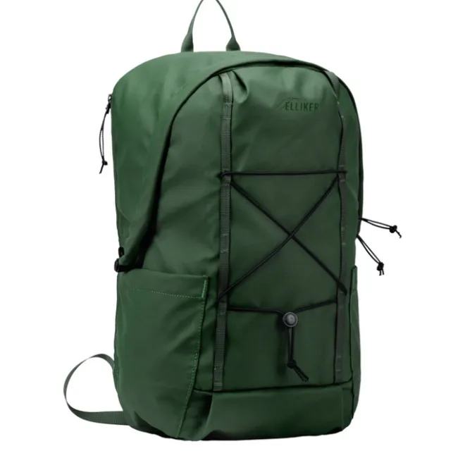 Best Elliker Kiln Hooded Zip Top Backpack 22L green