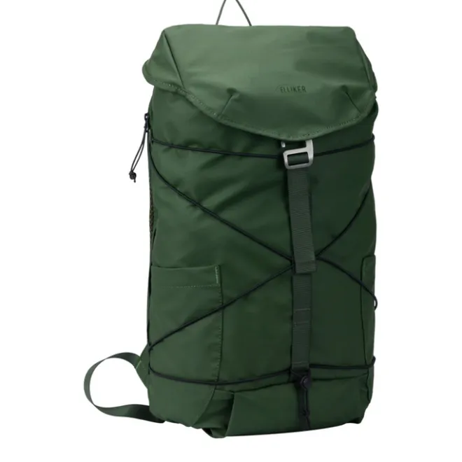Clearance Elliker Wharfe Flap Over Backpack 22L green