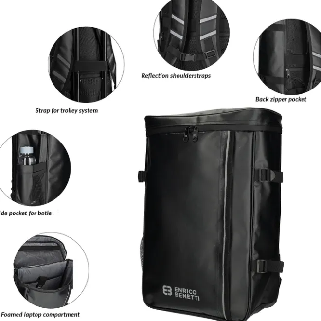 Best Enrico Benetti Arctic Backpack 15" black