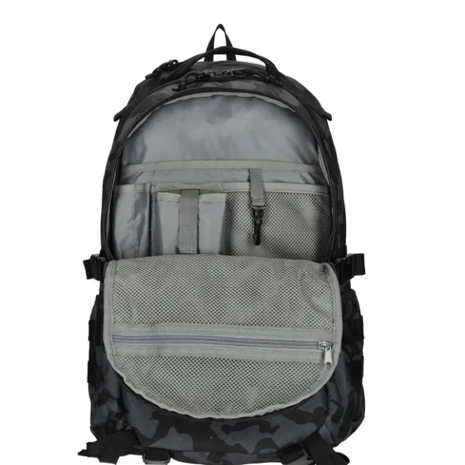 Enrico Benetti Arizona Laptop Backpack 15" black camouflage