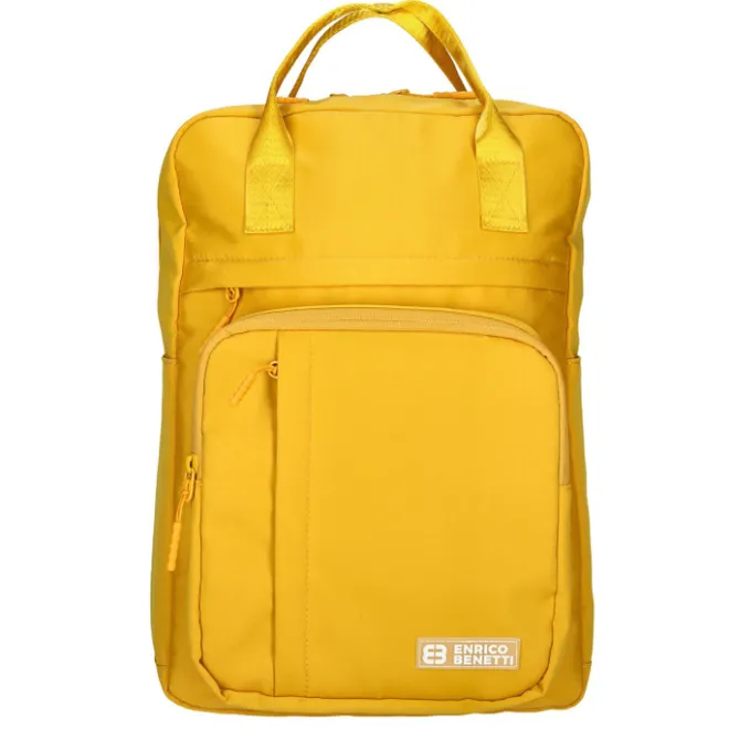 Clearance Enrico Benetti Aruba 20L Laptop Backpack 14" ochre yellow