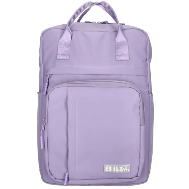 Hot Enrico Benetti Aruba 20L Laptop Backpack 14" lila