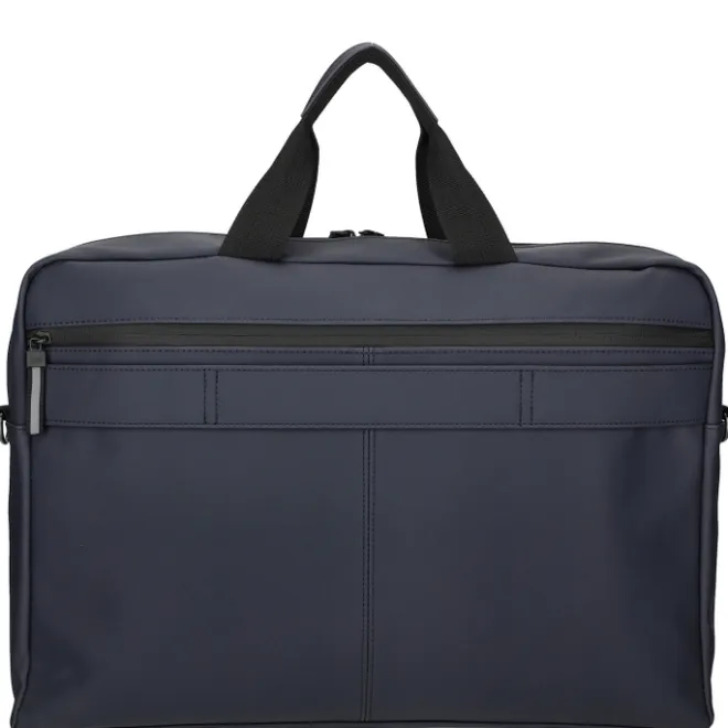 Outlet Enrico Benetti Bergen PU Laptop Shoulderbag 17" navy