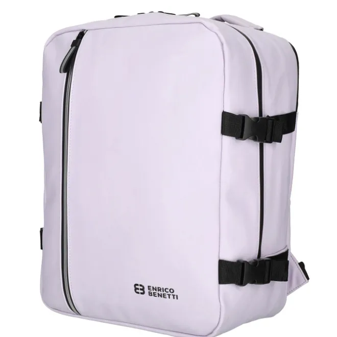 New Enrico Benetti Bergen Waterproof Cabin Backpack 15" lila
