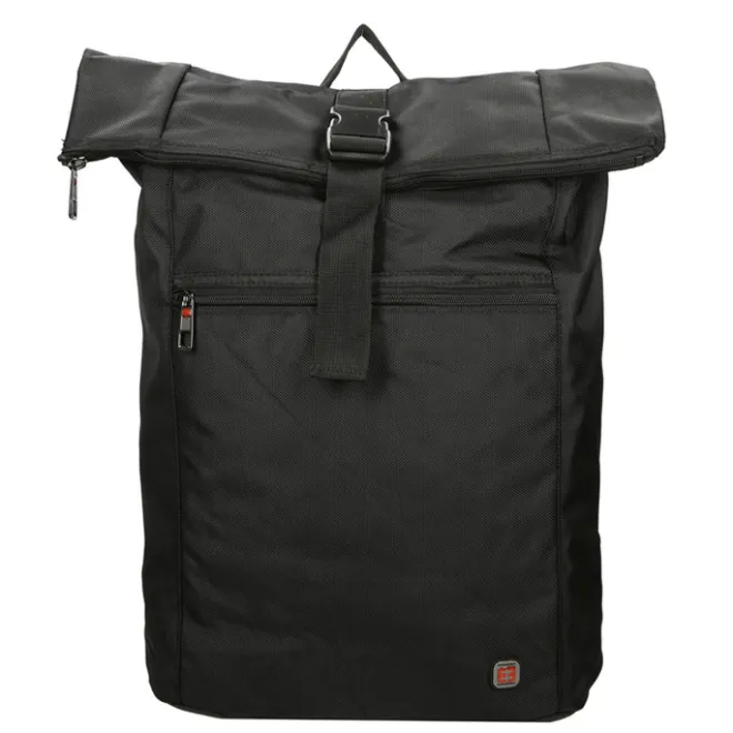 Best Enrico Benetti Cornell 17" Rolltop Backpack black