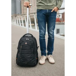 Discount Enrico Benetti Cornell Trolley Backpack champagne
