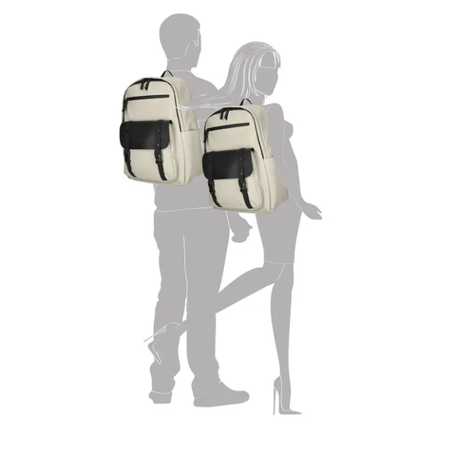 Best Enrico Benetti Glasgow Laptop Backpack 15" light taupe