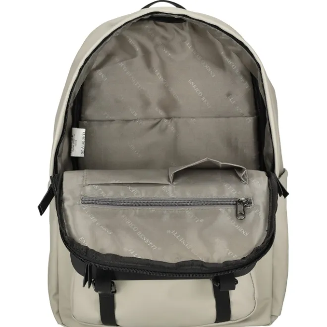 Best Enrico Benetti Glasgow Laptop Backpack 15" light taupe