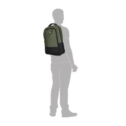 Hot Enrico Benetti Hamburg 15" Laptop Backpack olijfgroen