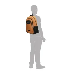 Outlet Enrico Benetti Hamburg 17'' Laptop Backpack rust