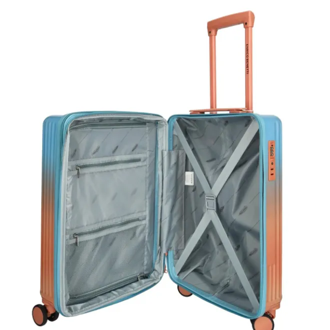 Best Enrico Benetti Havana Cabin Trolley 55 Expandable salmon