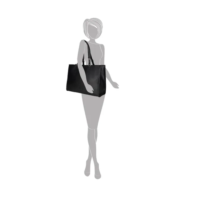 Outlet Enrico Benetti Lily Handbag 15" black