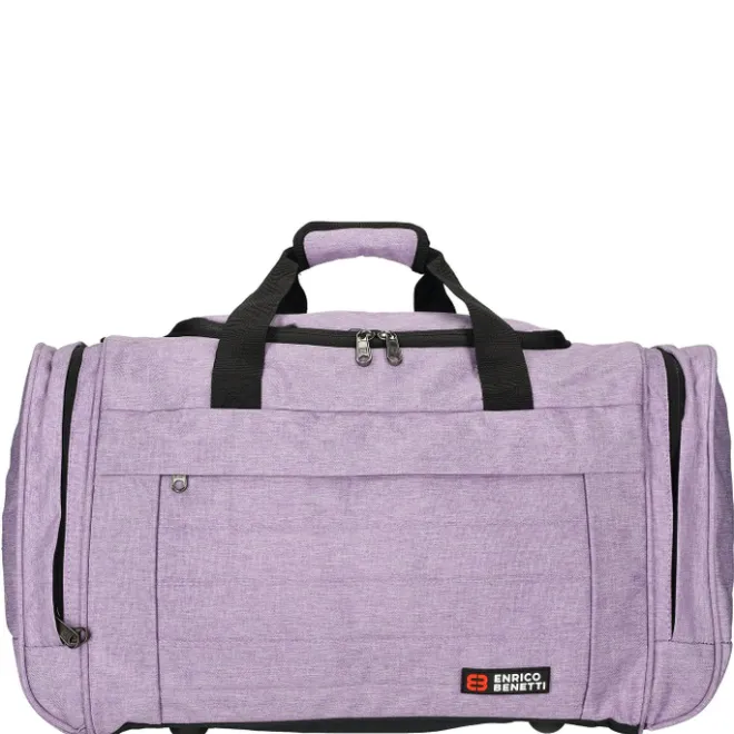 New Enrico Benetti Montevideo Sport / Travel Bag 55 lila