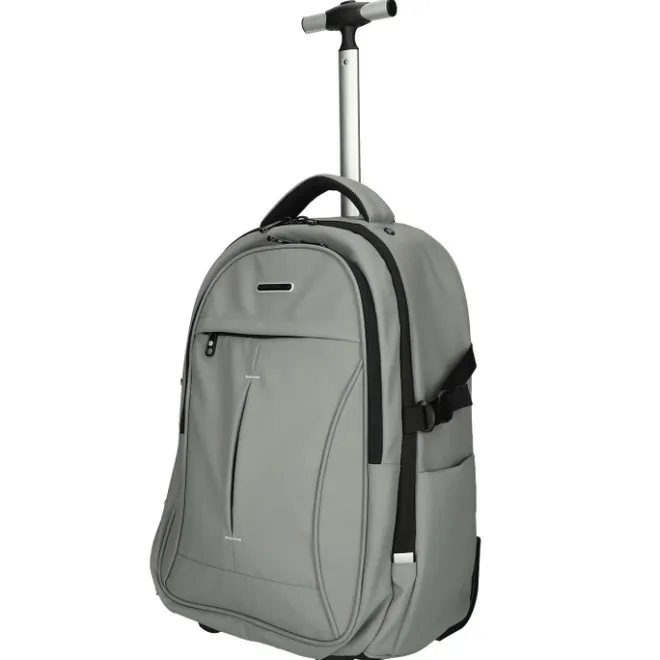 Best Enrico Benetti Northern Backpack Trolley 17" grey