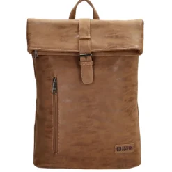 Outlet Enrico Benetti Rotterdam Laptop Backpack 15" camel