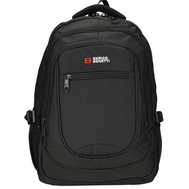 Discount Enrico Benetti Santa Cruz 17.3'' Laptop Backpack dots black white