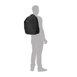 Discount Enrico Benetti Santa Cruz 17.3'' Laptop Backpack dots black white