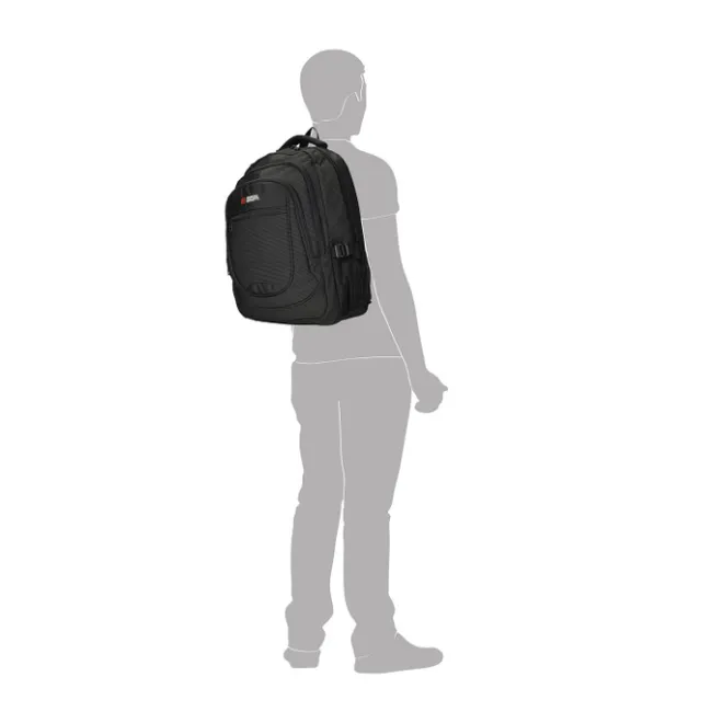 Discount Enrico Benetti Santa Cruz 17.3'' Laptop Backpack dots black white