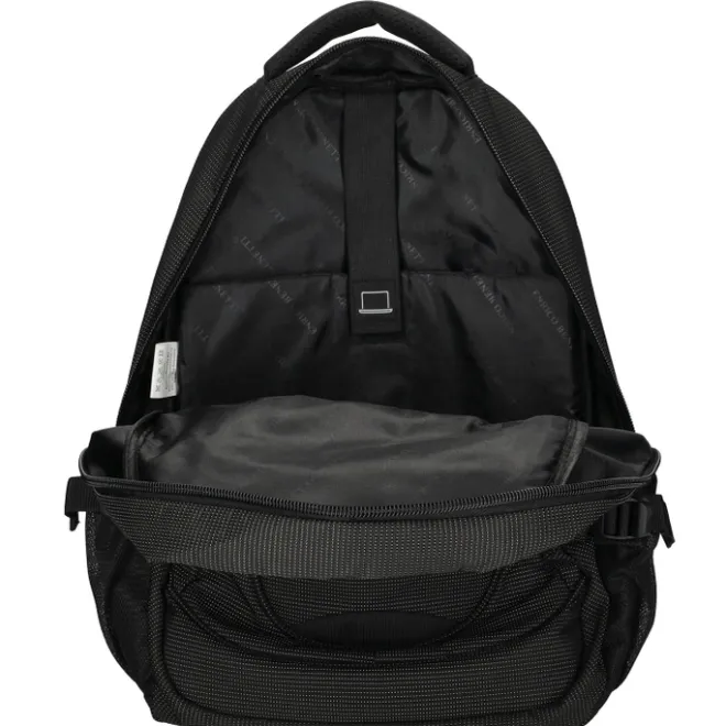Discount Enrico Benetti Santa Cruz 17.3'' Laptop Backpack dots black white