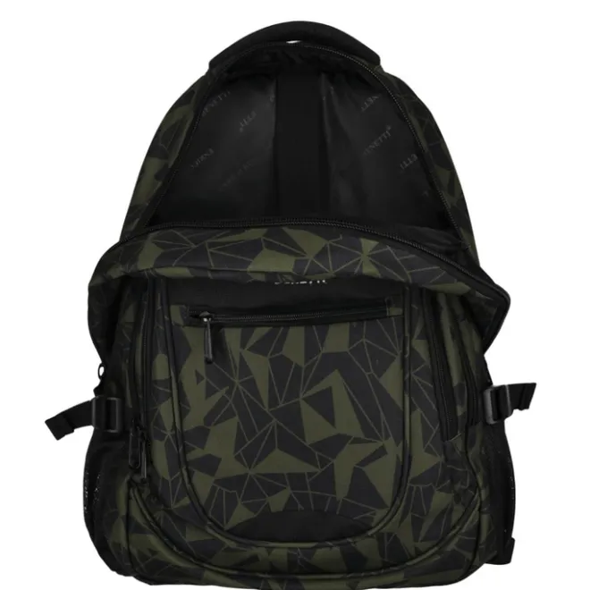 Enrico Benetti Santa Cruz 17.3" Laptop Rugtas olijfgroen