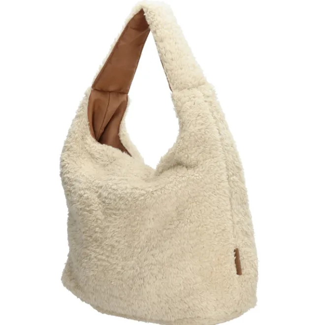 Best Enrico Benetti Teddy Schoudertas off white