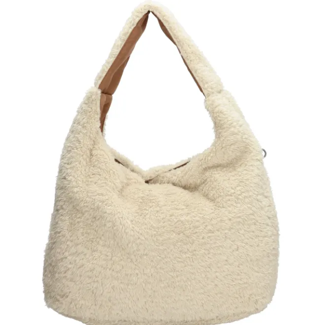 Best Enrico Benetti Teddy Schoudertas off white
