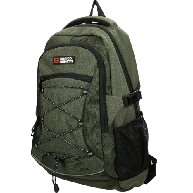 Hot Enrico Benetti Yellow Stone 13'' Laptop Rugzak olijf