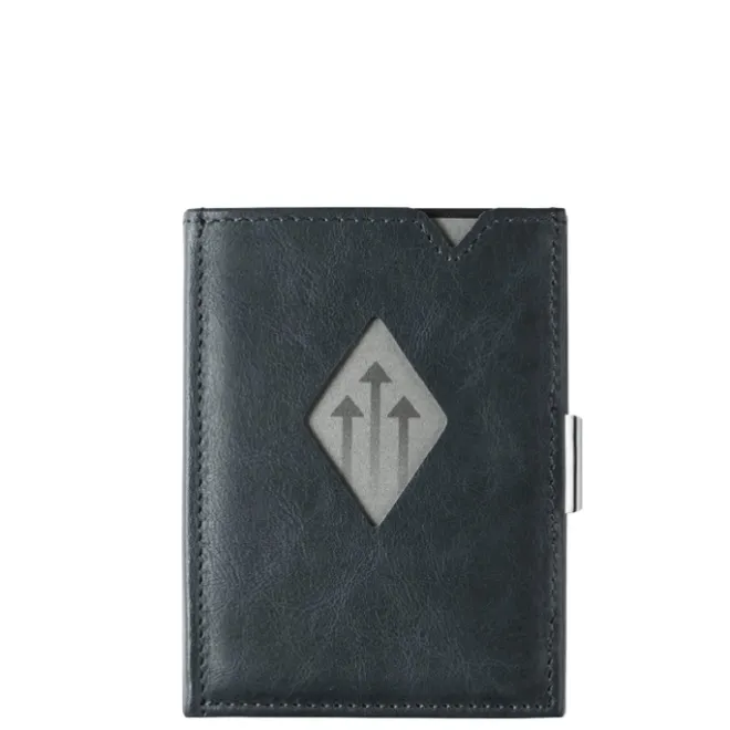 Best Exentri Leather Multi Wallet blue