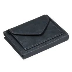 Best Exentri Leather Multi Wallet blue