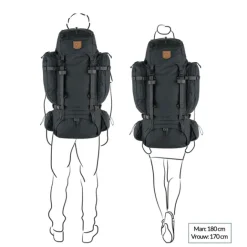 Discount Fjallraven Kajka 75 M/L khaki dust