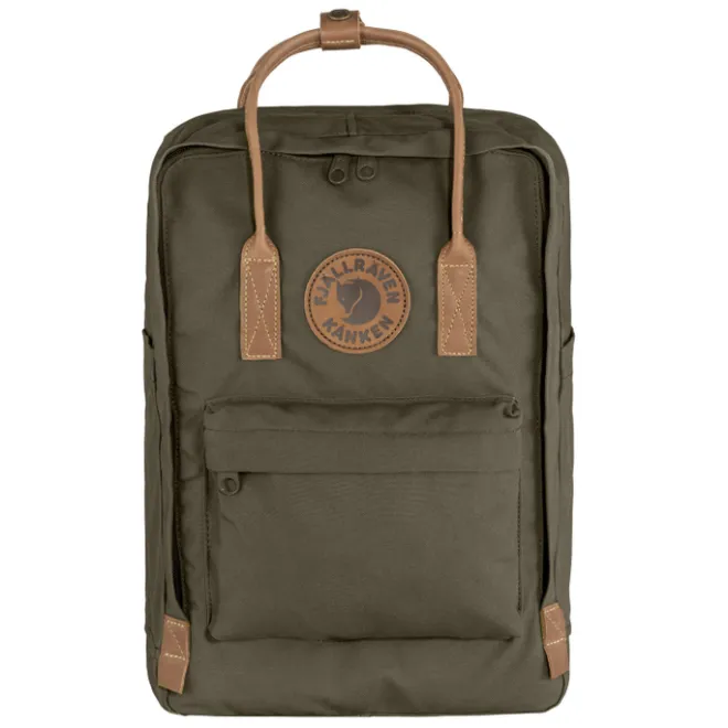 Clearance Fjallraven Kanken No. 2 Laptop Backpack 15" dark olive