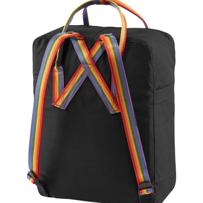 Sale Fjallraven Kanken Rainbow black-rainbow pattern
