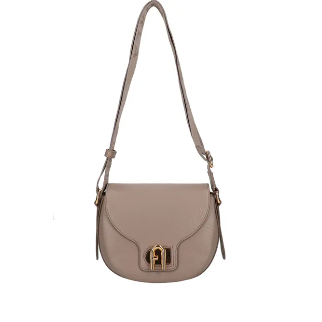 Clearance Furla Lotus Mini Crossbody stucco gray-toni stucco gray